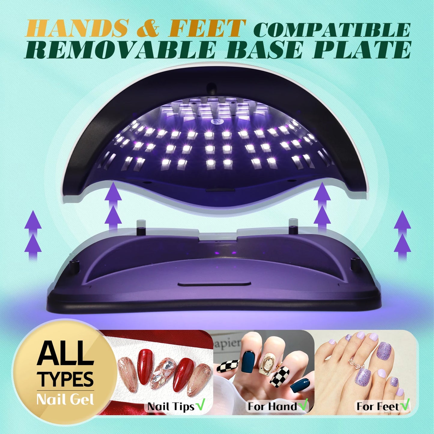 Obsessions By Nyda LED Nail Lamp 380W