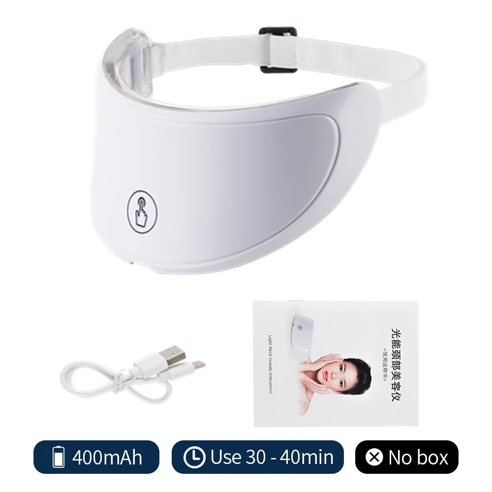 7-Color Photon Light Therapy LED Facial & Neck Mask
