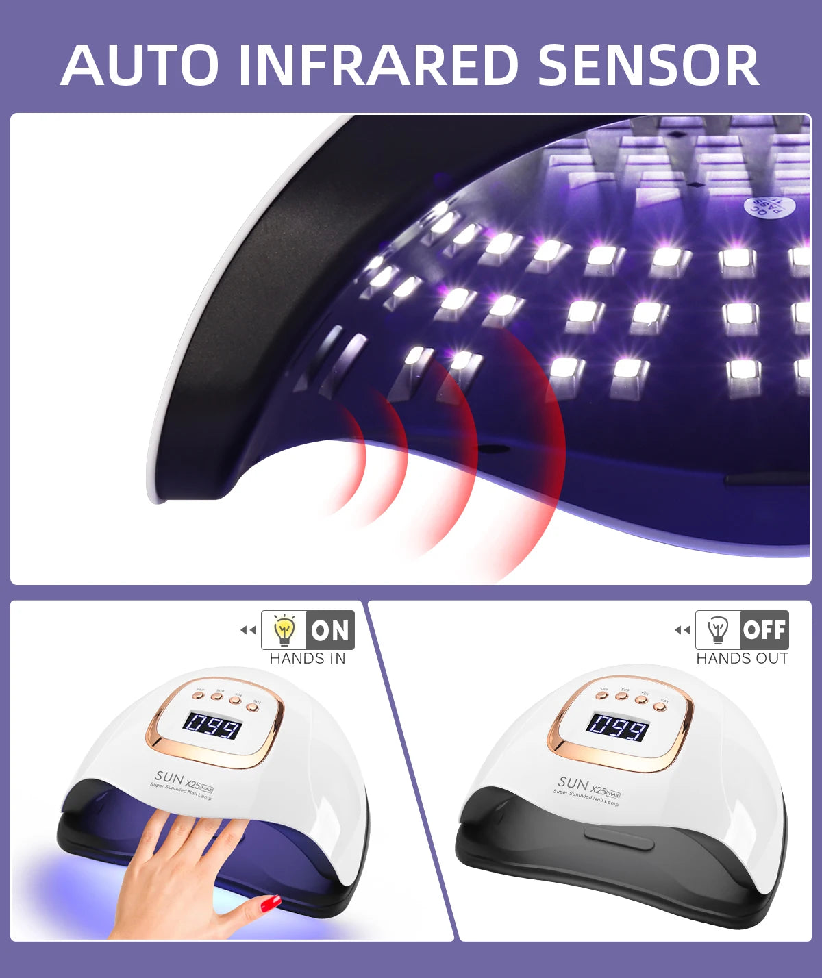 Obsessions By Nyda LED Nail Lamp 380W