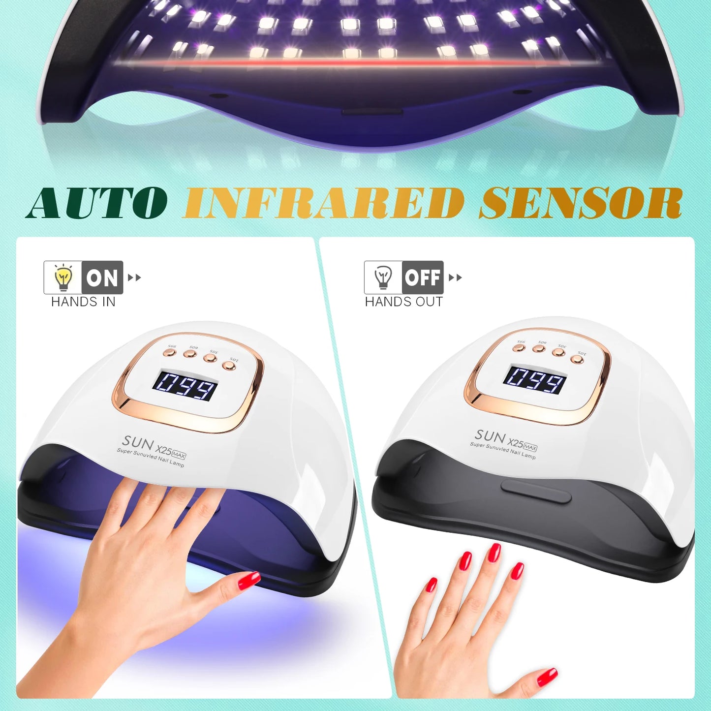 Obsessions By Nyda LED Nail Lamp 380W