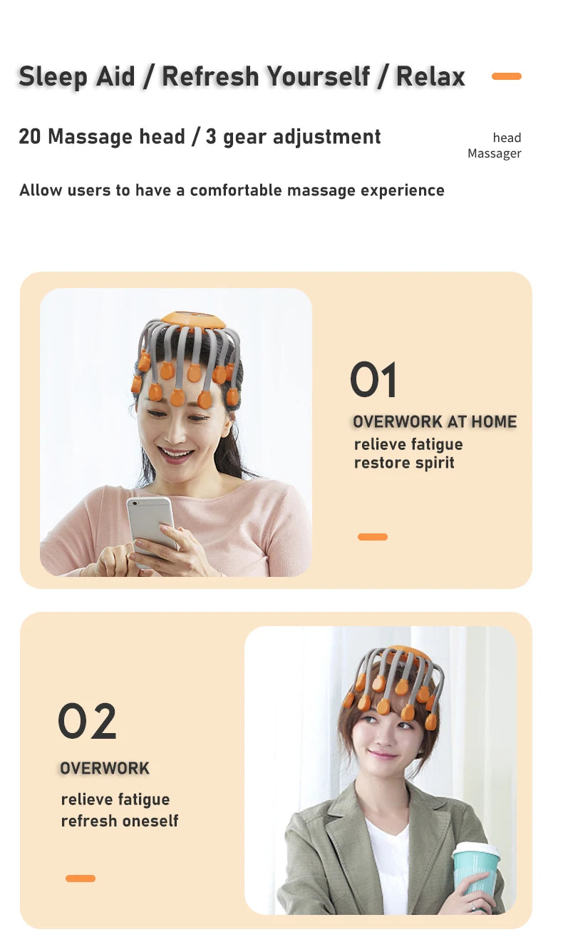 Obsessions By Nyda Scalp Head Massager