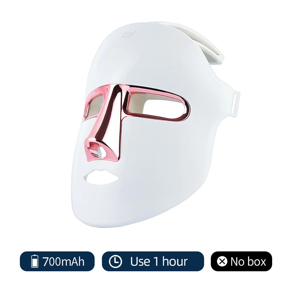 7-Color Photon Light Therapy LED Facial & Neck Mask