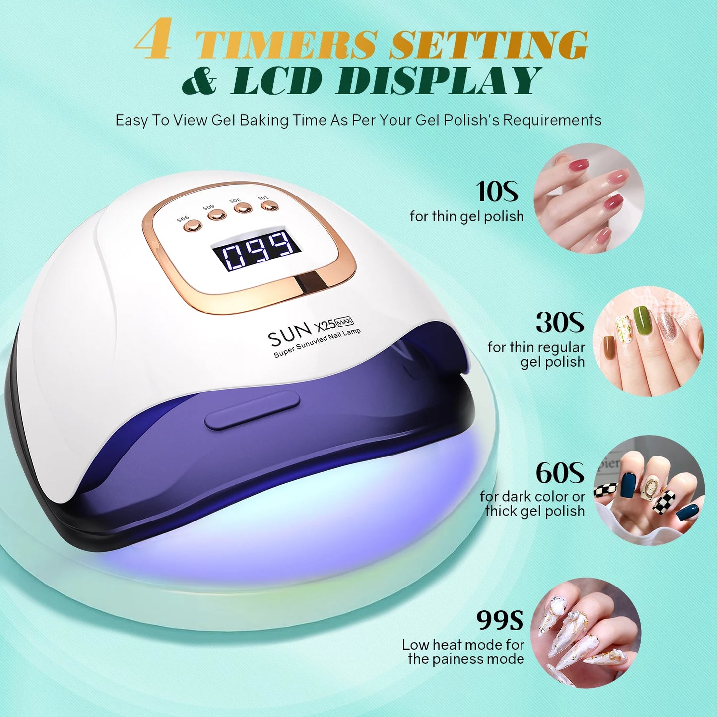 Obsessions By Nyda LED Nail Lamp 380W