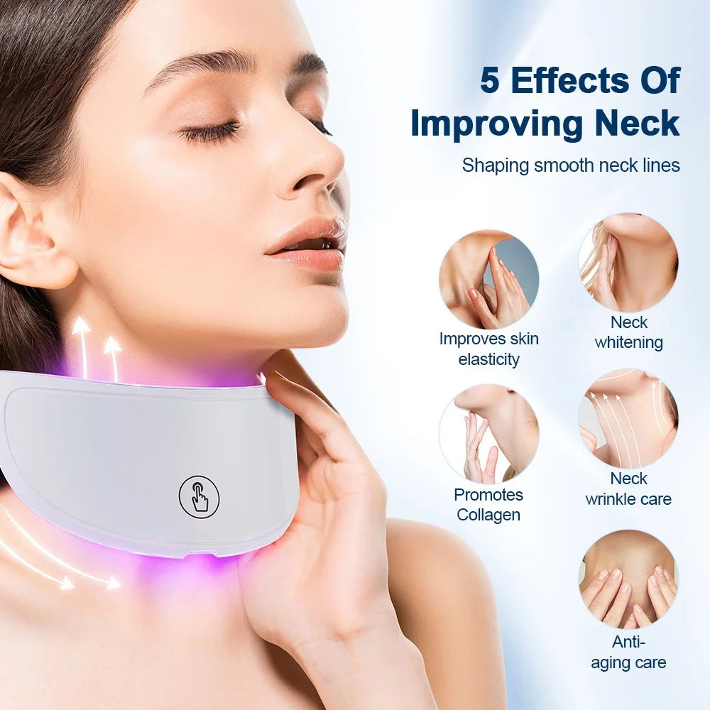 7-Color Photon Light Therapy LED Facial & Neck Mask
