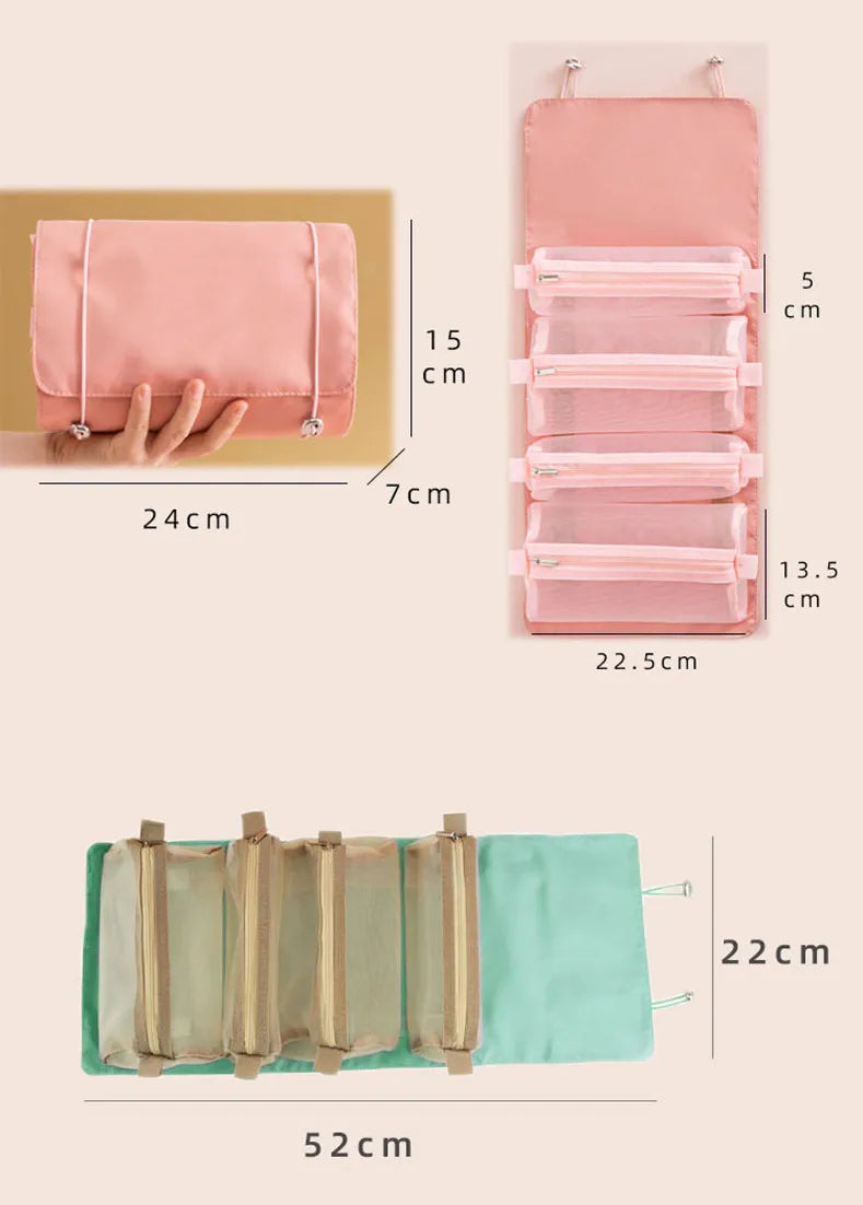 Obsessions By Nyda 4 in 1 Cosmetic Bag