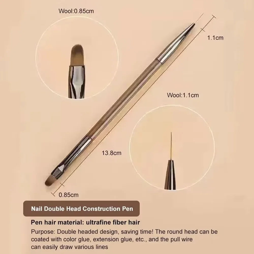 9-Piece Nail Art Brush Set