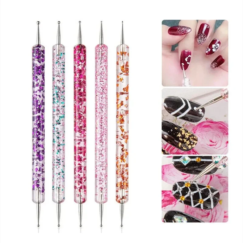 5-Piece Nail Art Dotting Pen Set