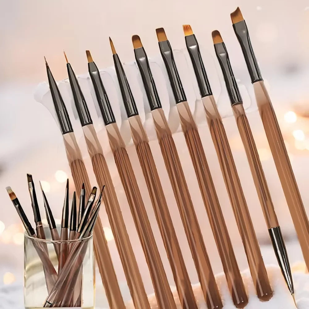9-Piece Nail Art Brush Set